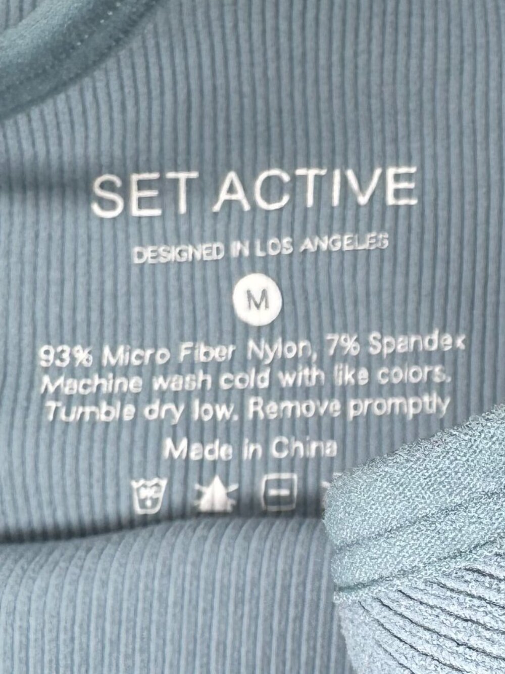 SET Active Sculptflex Ribbed V Bra Size M - Picture 4 of 5